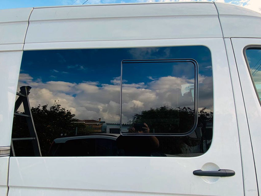 Camper Module/Kit Side Glass Windows Installation